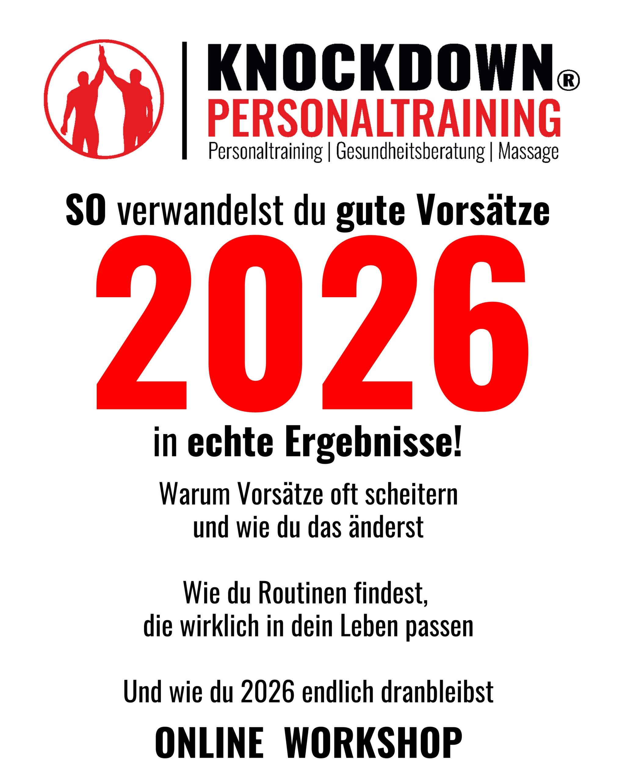 Online Workshop "Fit & Gesund ins neue Jahr"