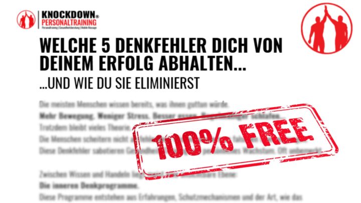 Welche 5 Denkfehler dich von deinem Erfolg abhalten